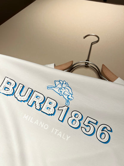 BURB* 2025ss new t-shirt environmentally friendly cotton