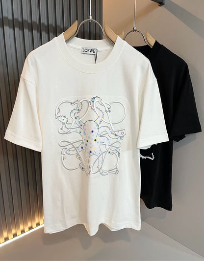 LOE*W 2025ss new t-shirt cotton