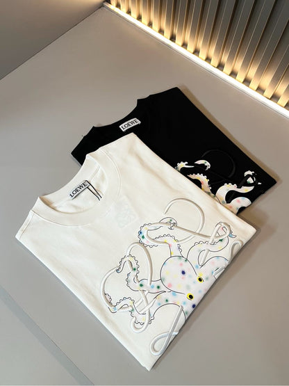 LOE*W 2025ss new t-shirt cotton