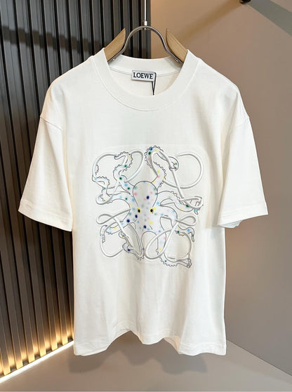 LOE*W 2025ss new t-shirt cotton