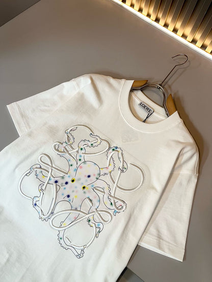 LOE*W 2025ss new t-shirt cotton