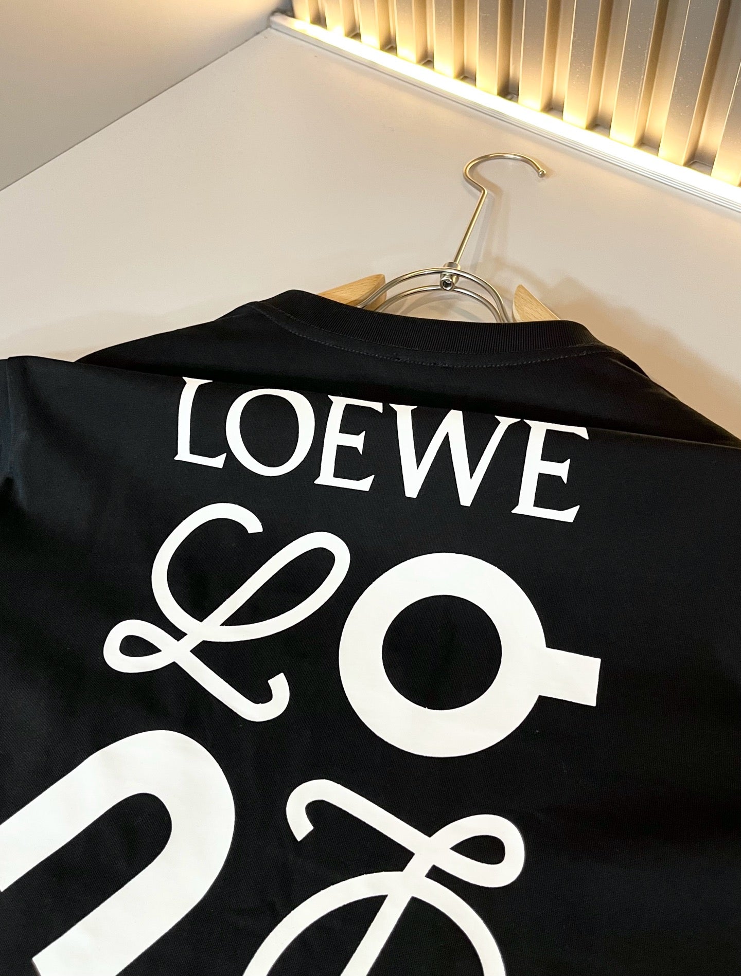 LOE*W 2025ss new t-shirt printed cotton