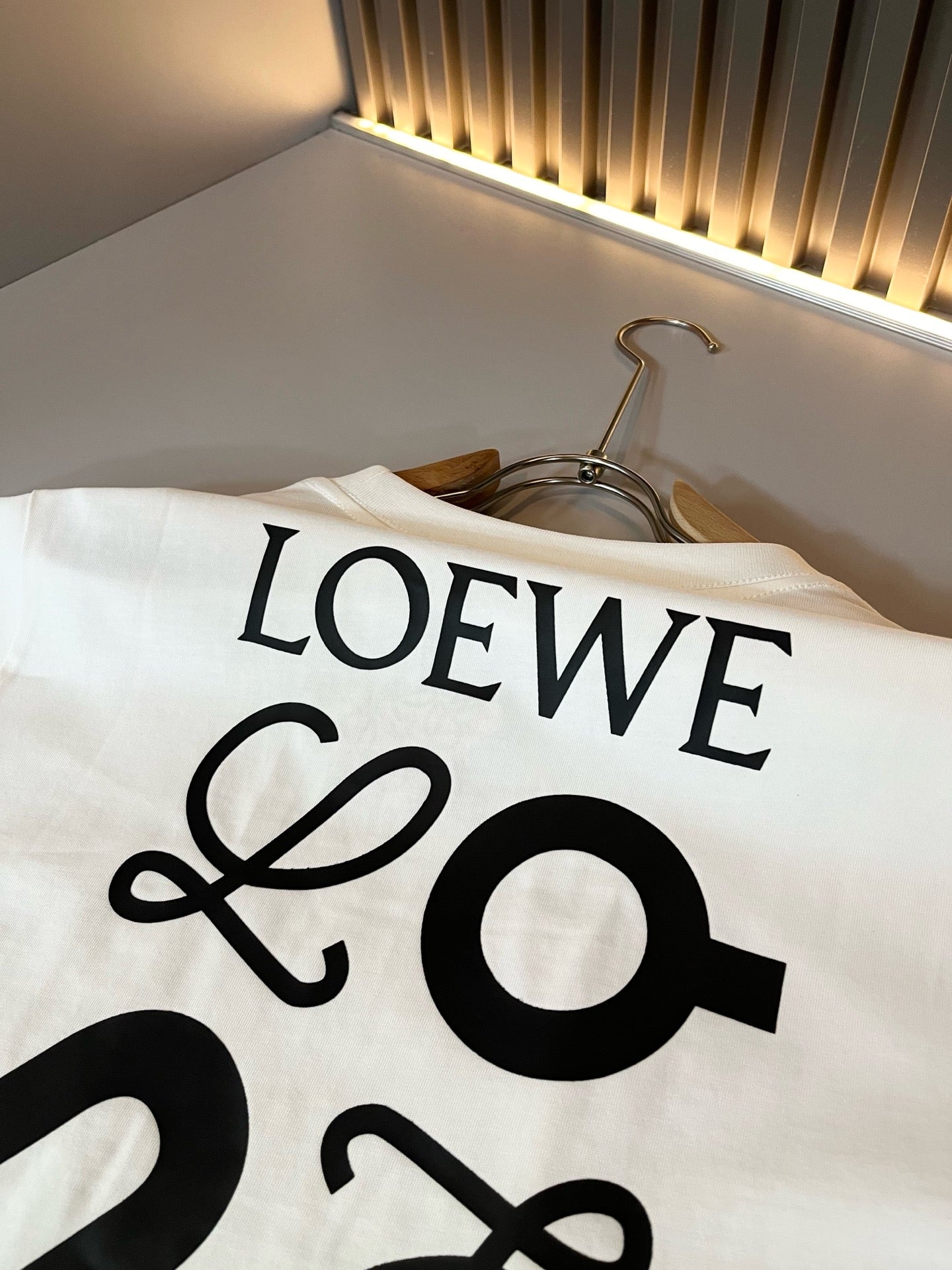 LOE*W 2025ss new t-shirt printed cotton