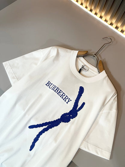 BURB* 2025ss new t-shirt embroidery