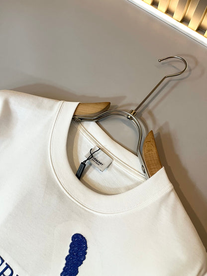 BURB* 2025ss new t-shirt embroidery