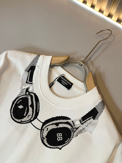 BALENC* 2025ss new t-shirt hot drilling