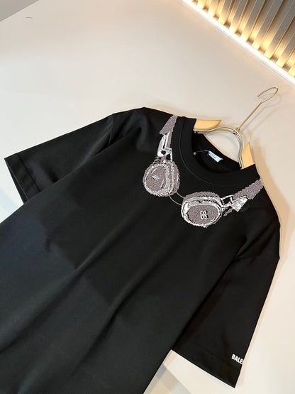 BALENC* 2025ss new t-shirt hot drilling