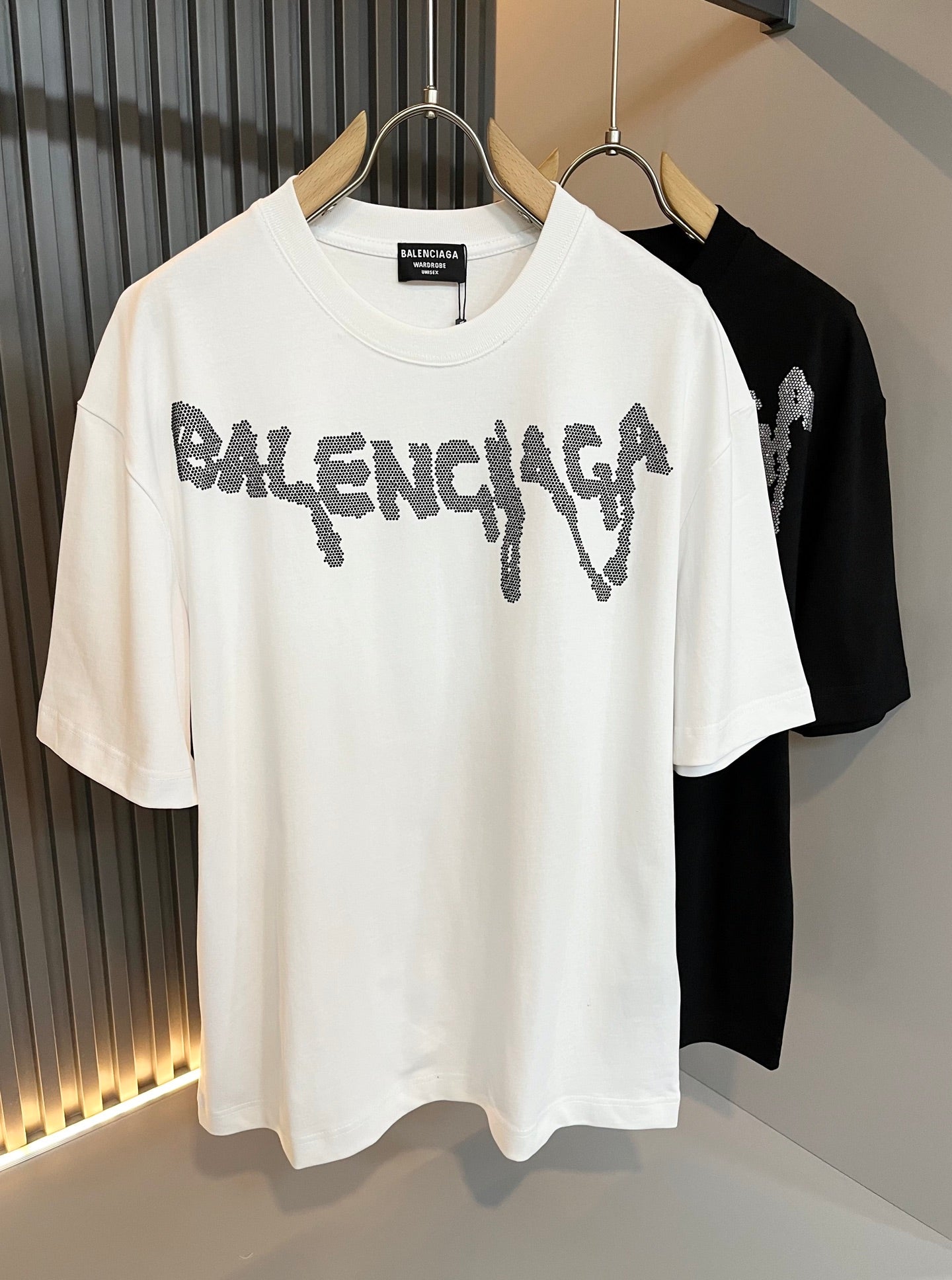 BALENC* 2025ss new hot drilling t-shirt cotton