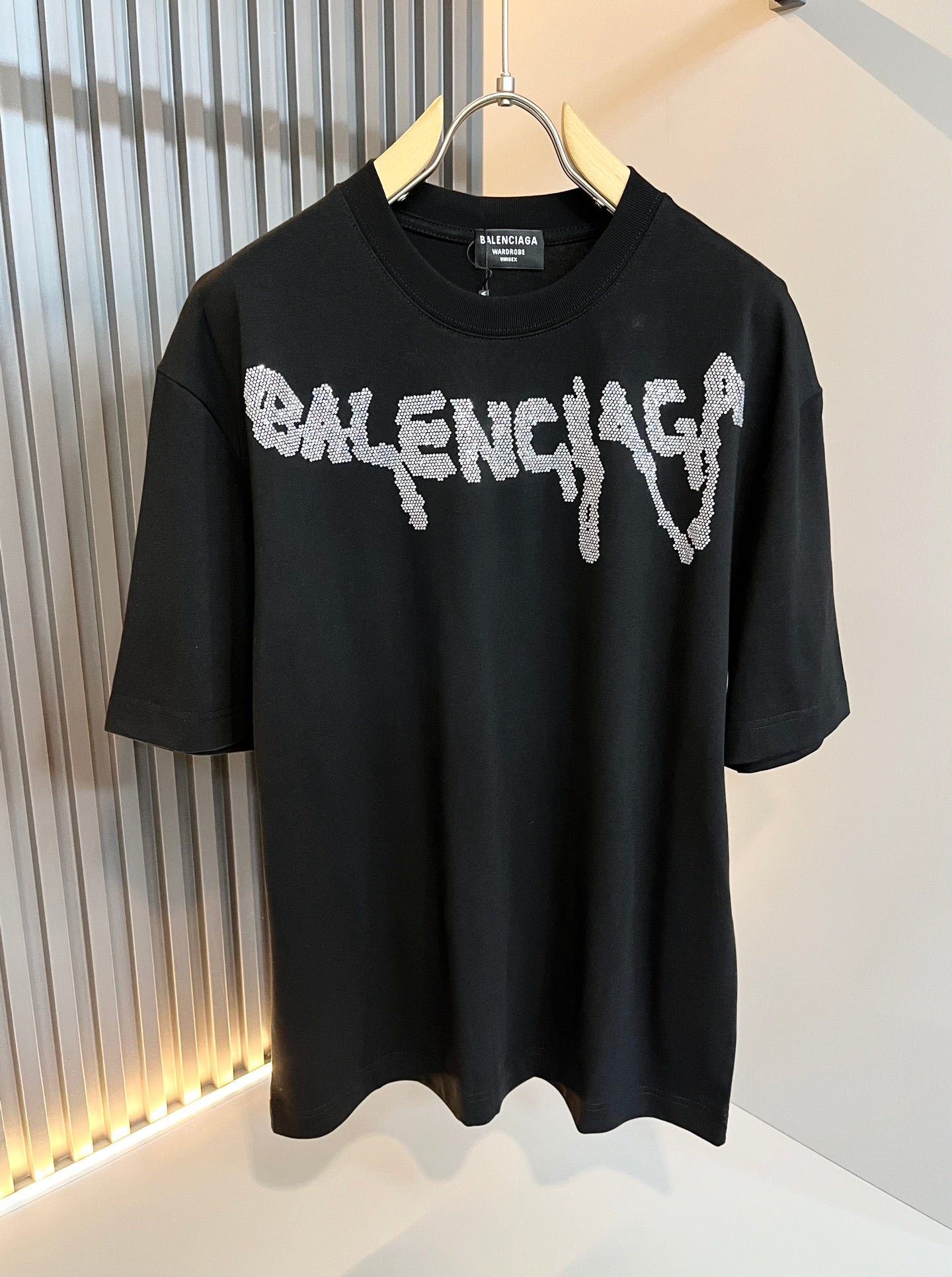 BALENC* 2025ss new hot drilling t-shirt cotton