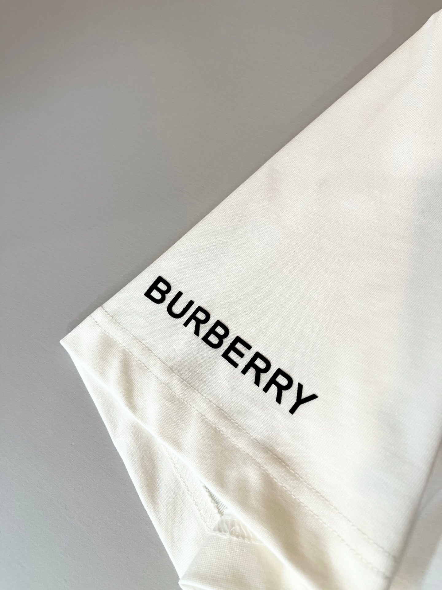 BURB* new cotton t-shirt velvet Icon