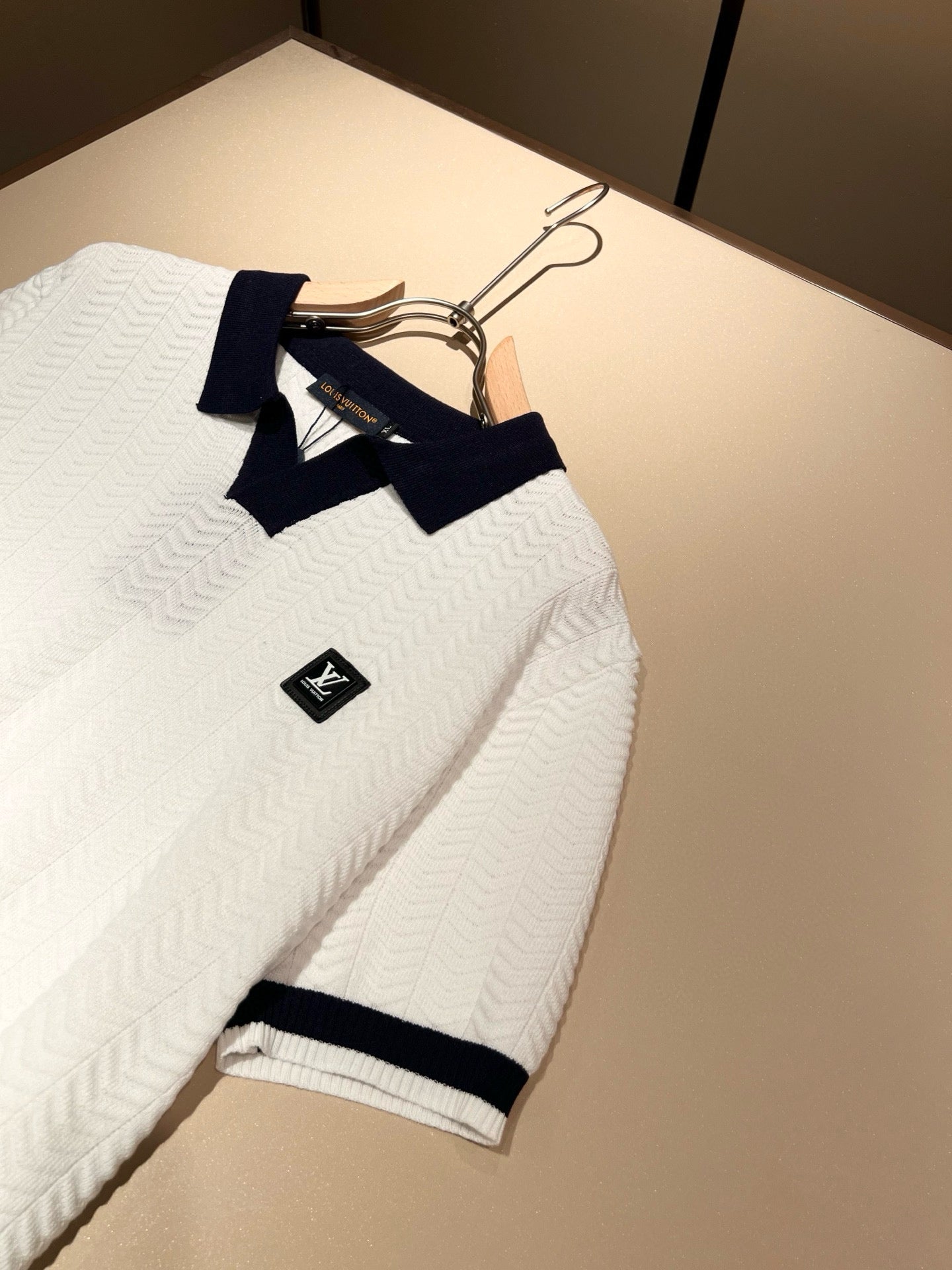 LOUI*V new lapel knitted polo shirt