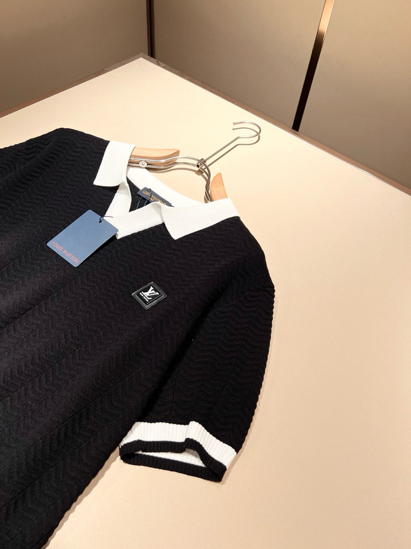 LOUI*V new lapel knitted polo shirt