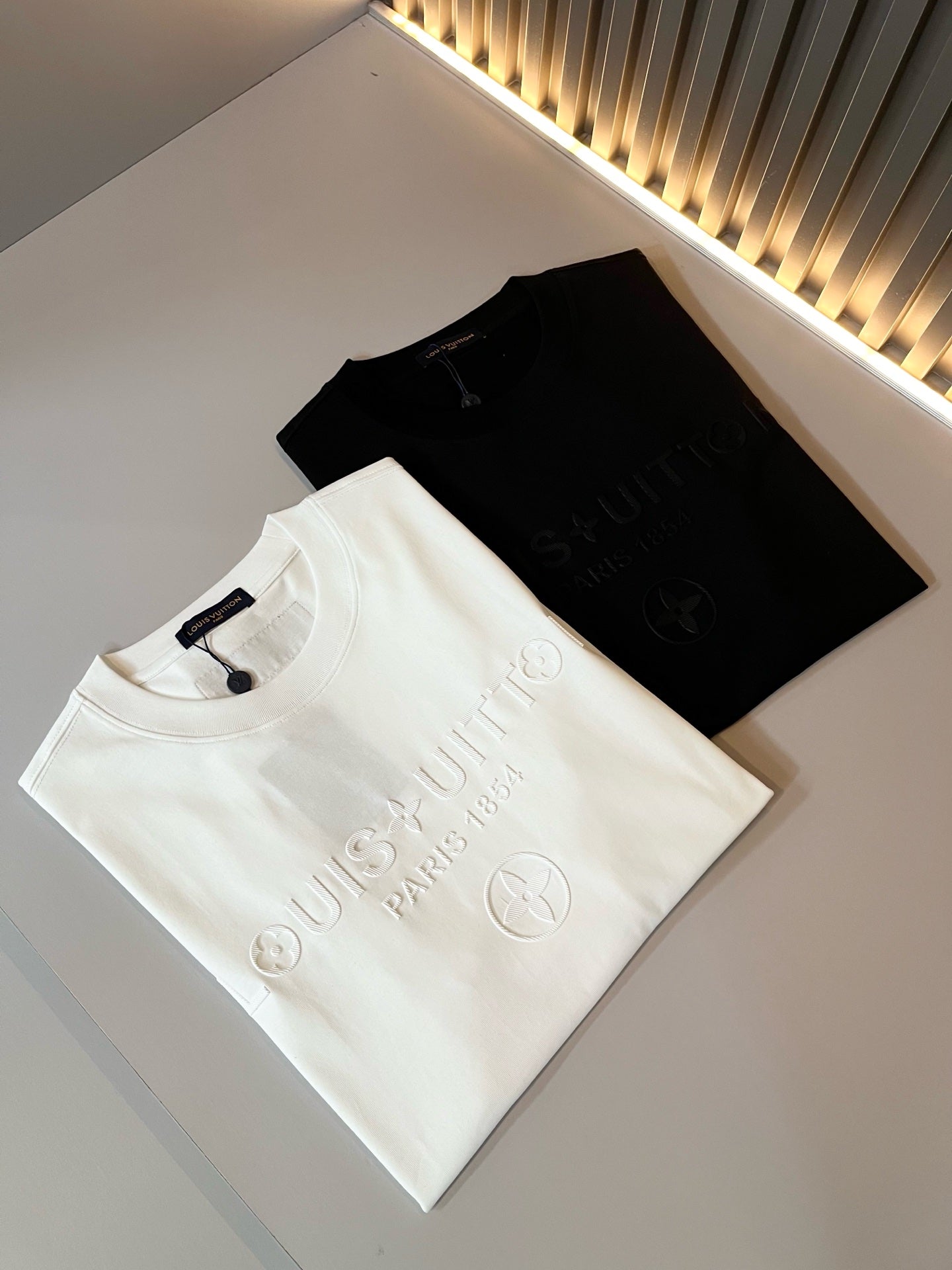 LOUI*V new cotton t-shirt embossed printing