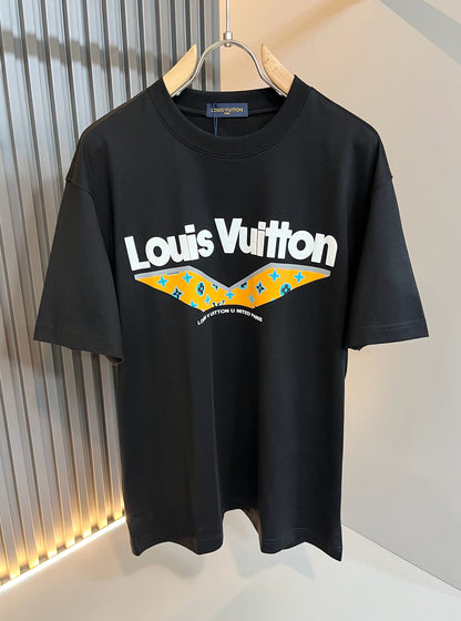 LOUI*V new cotton t-shirt embossed printing