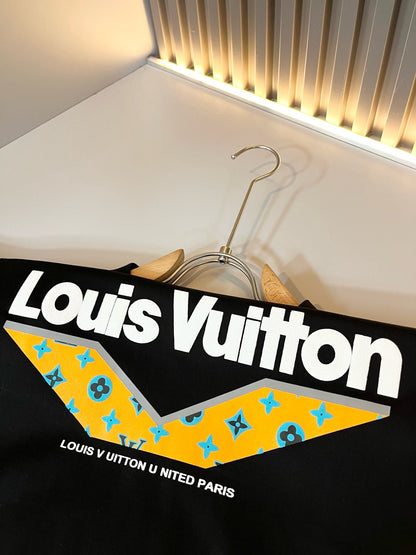 LOUI*V new cotton t-shirt embossed printing