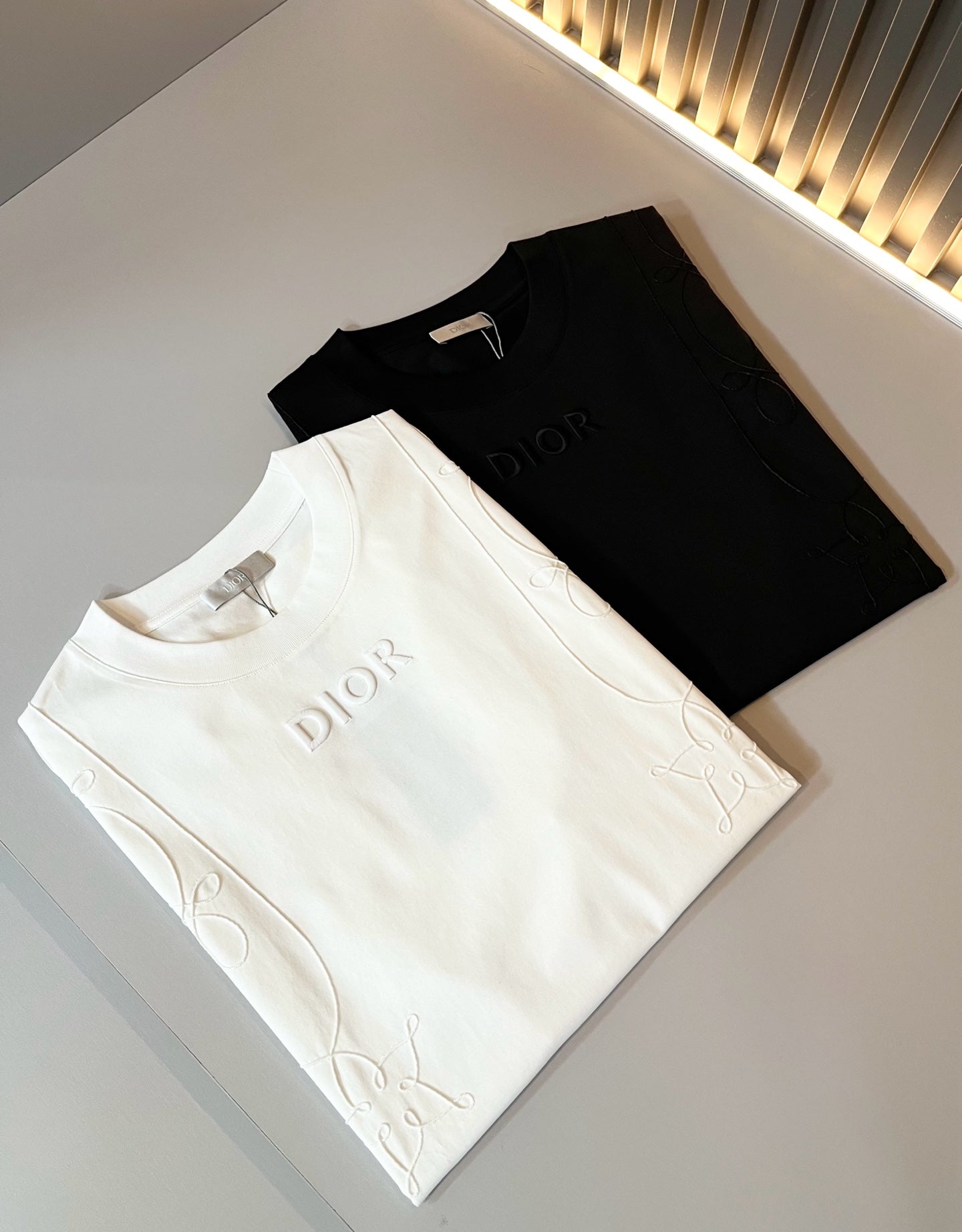 DIO* new cotton t-shirt pressed velvet