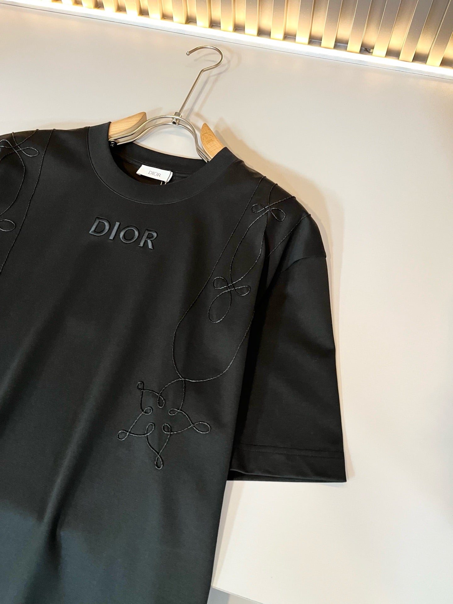 DIO* new cotton t-shirt pressed velvet