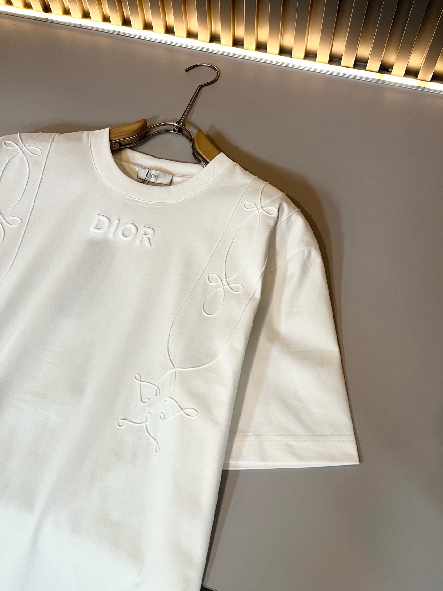 DIO* new cotton t-shirt pressed velvet