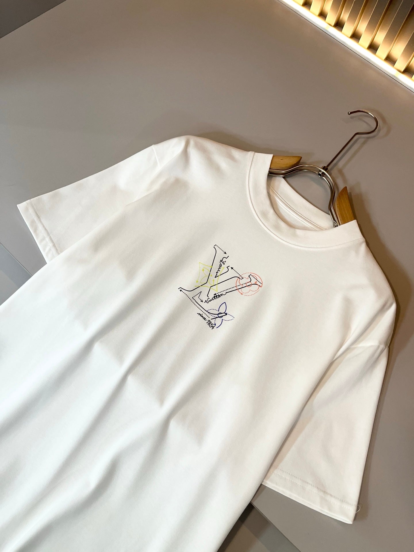 LOUI*V 2025ss graphic printing cotton t-shirt