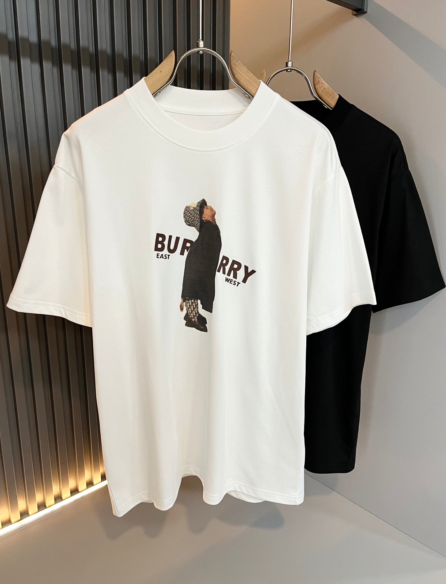 BURB* 2025ss sports and leisure t-shirt cotton