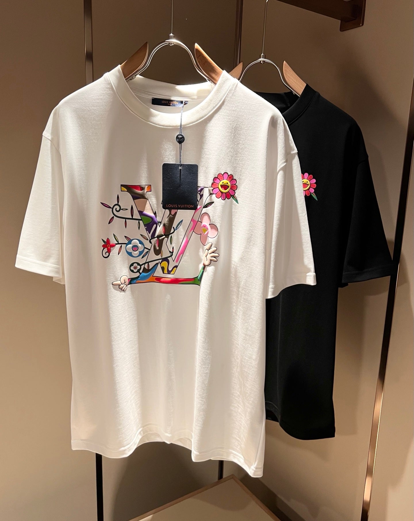 LOUI*V 2025ss couple printed t-shirt