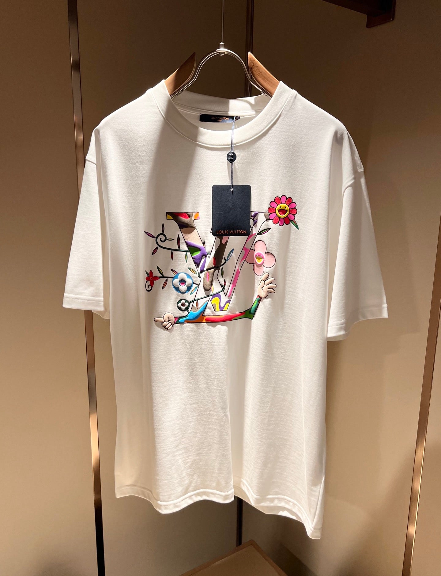 LOUI*V 2025ss couple printed t-shirt