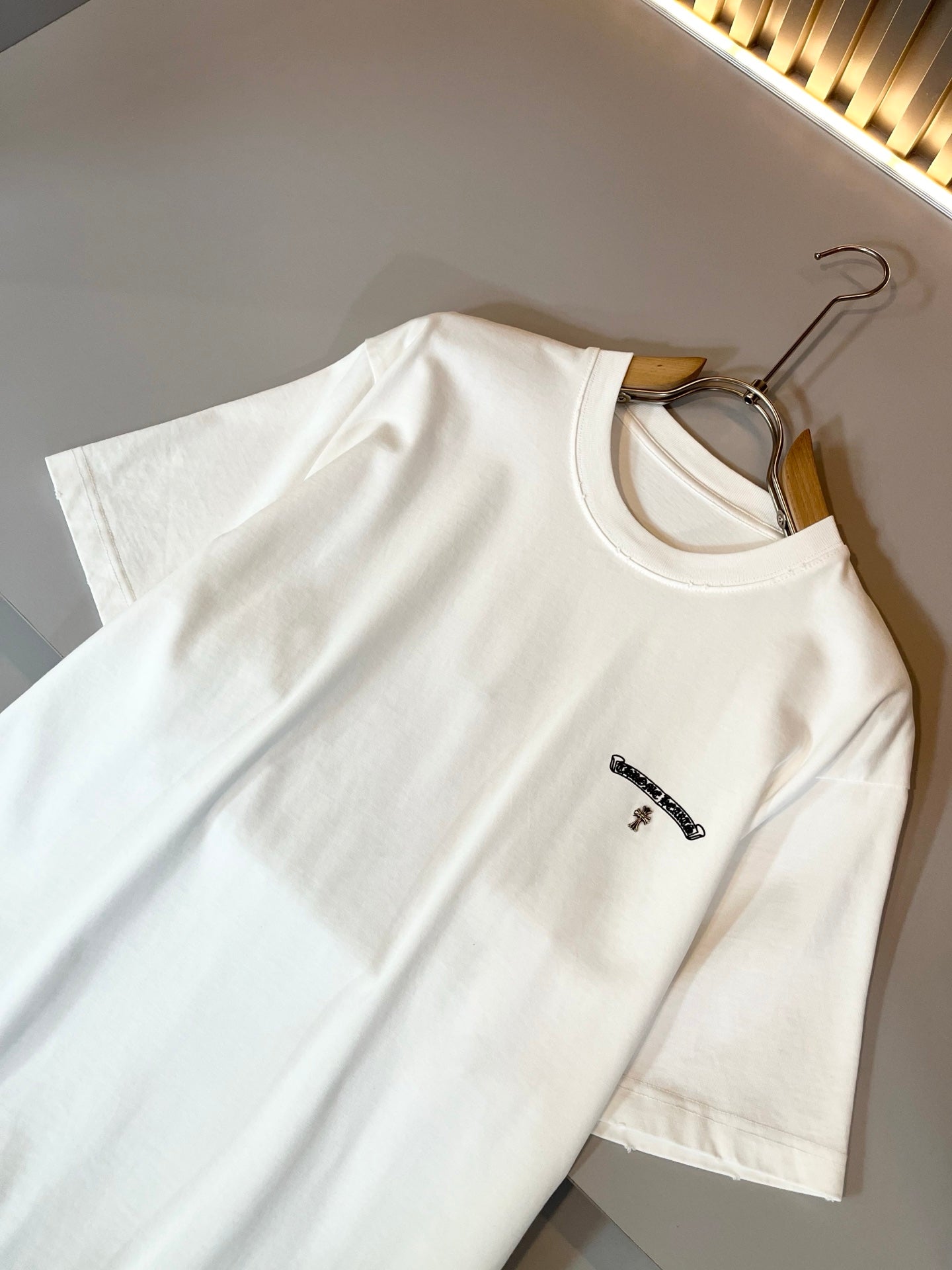 CHROM*H 2025ss distressed cotton t-shirt