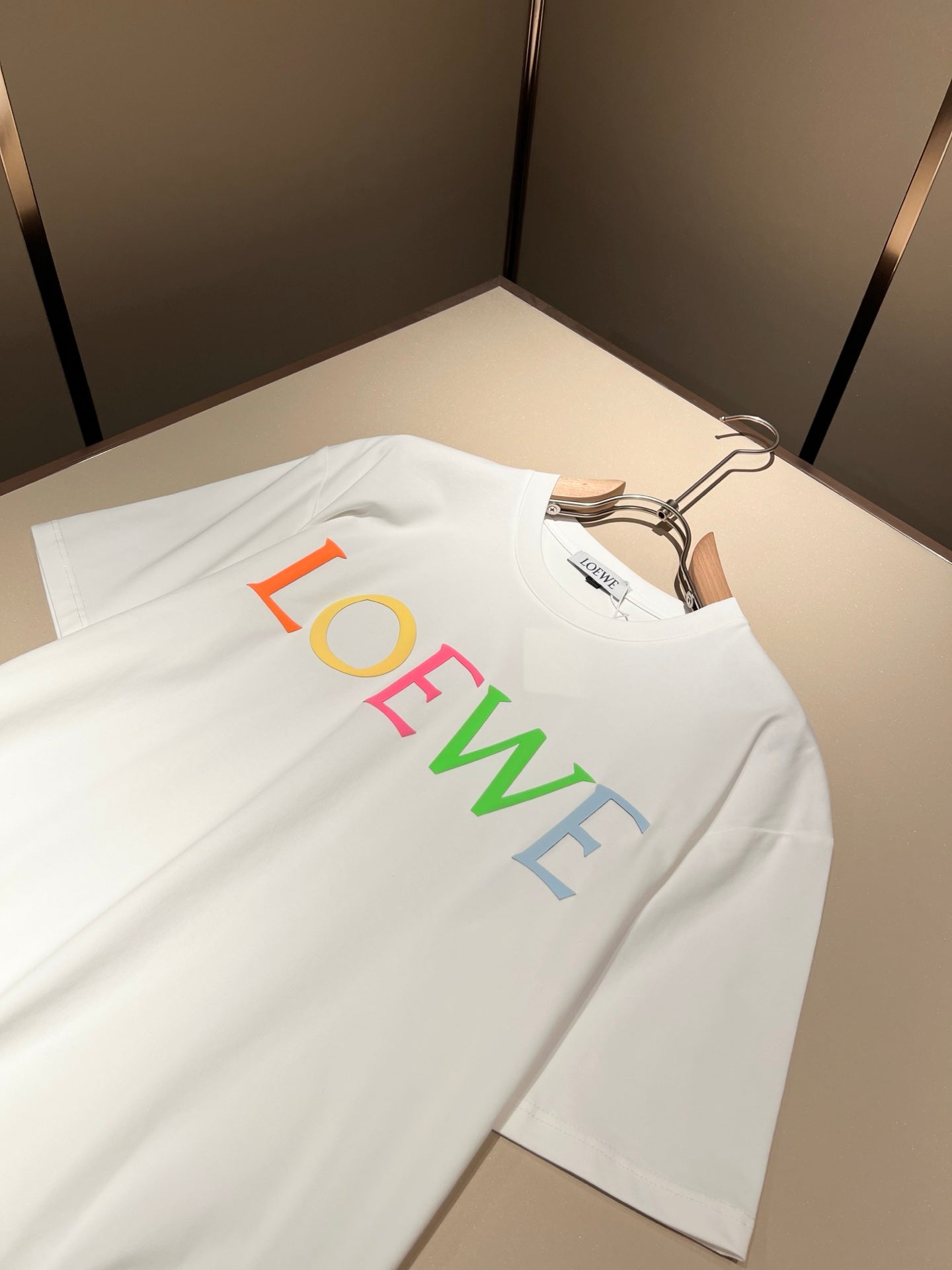 LOE*W 2025ss couple's cotton short-sleeved t-shirt