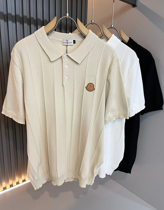 MONCL* 2025ss new short-sleeved sweaters