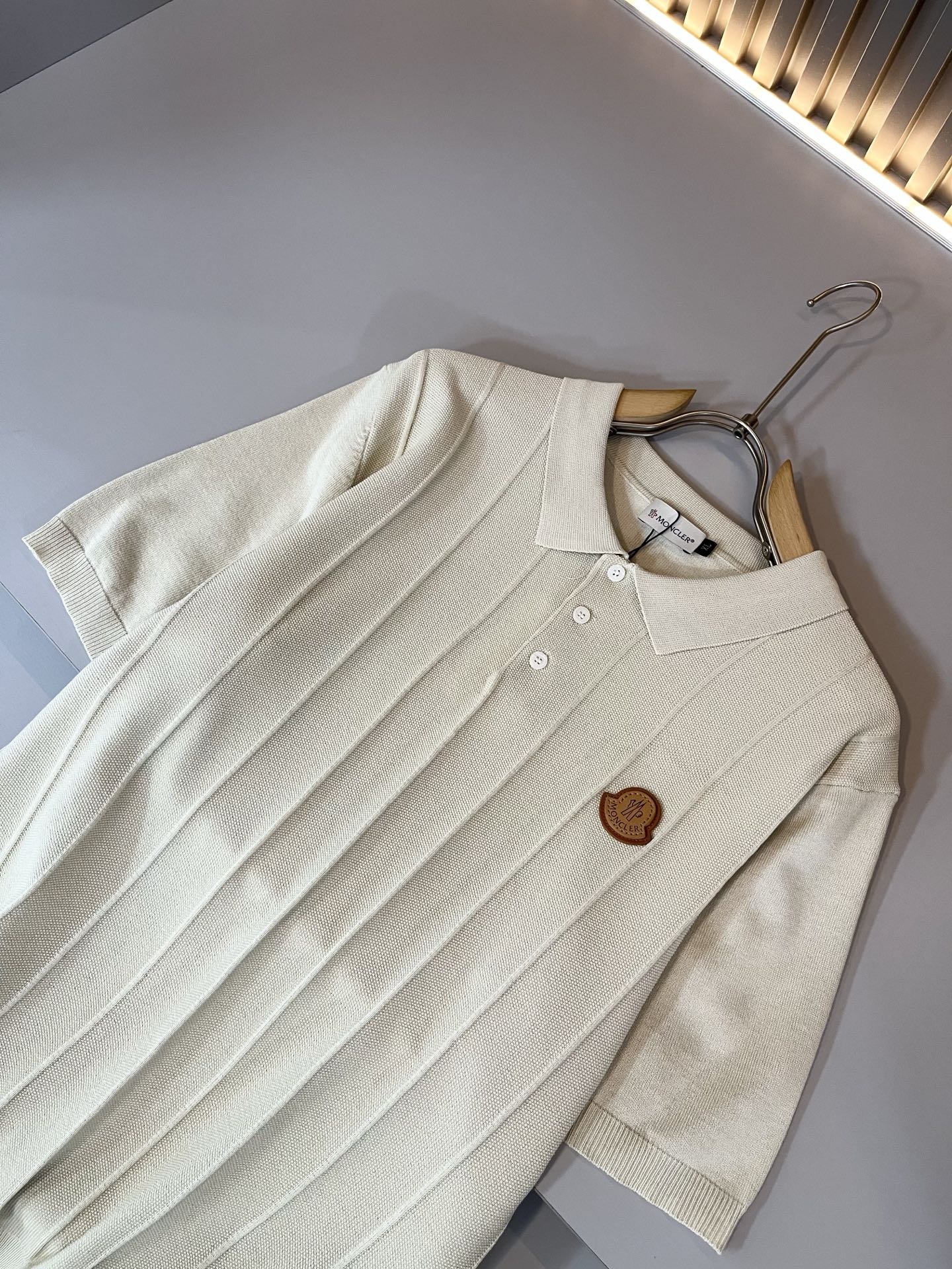 MONCL* 2025ss new short-sleeved sweaters