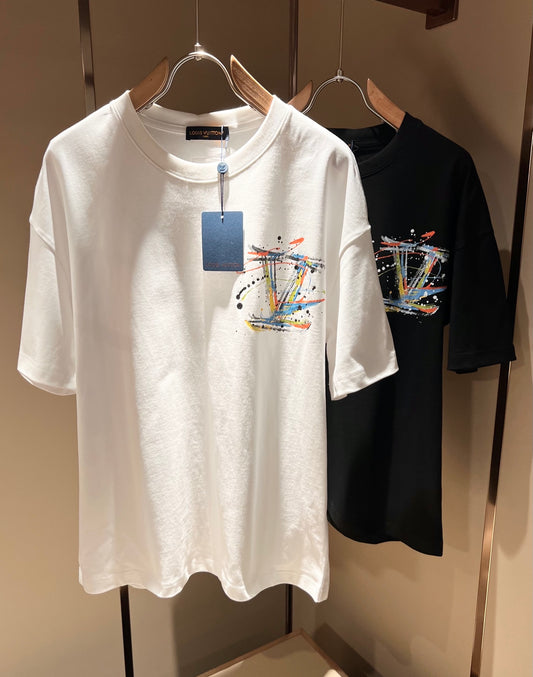 LOUI*V 2025ss new cotton printed t-shirt