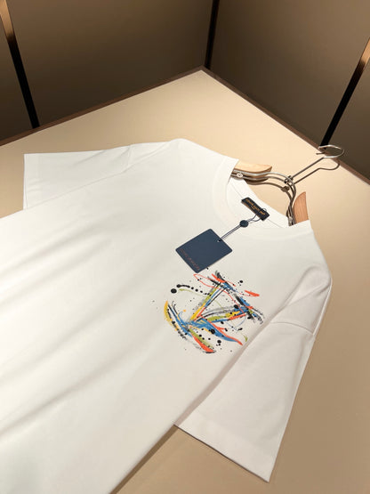 LOUI*V 2025ss new cotton printed t-shirt