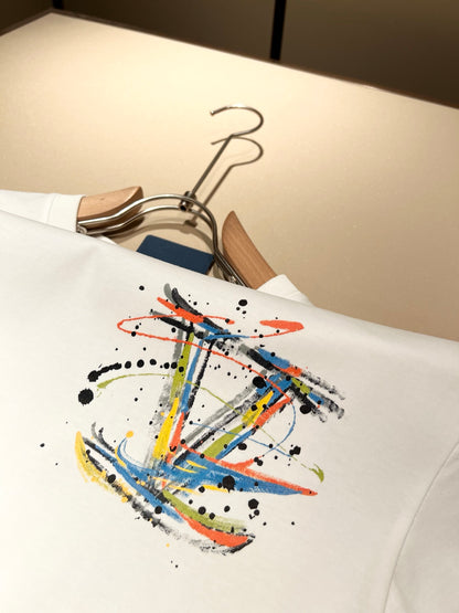 LOUI*V 2025ss new cotton printed t-shirt