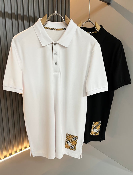 BURB* 2025ss new men's polo shirt