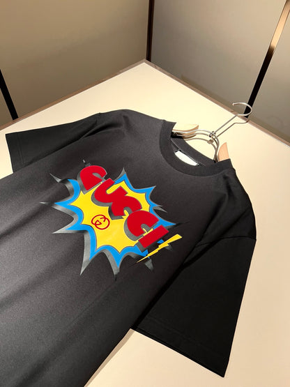 GUC* 2025ss new printed casual t-shirt