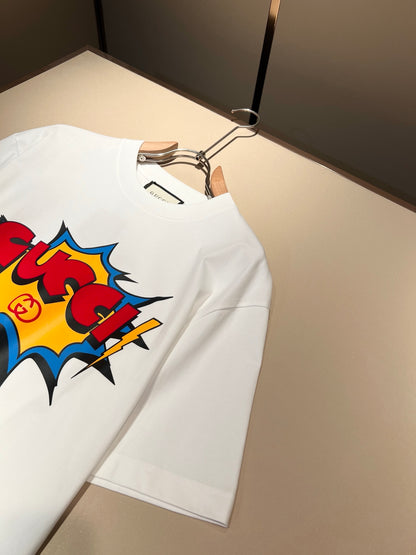 GUC* 2025ss new printed casual t-shirt