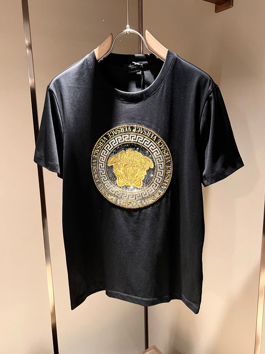 VERSA* 2025ss new crystal medusa t-shirt