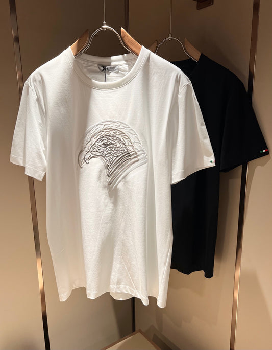 STEFAN* eagle head embroidered t-shirt