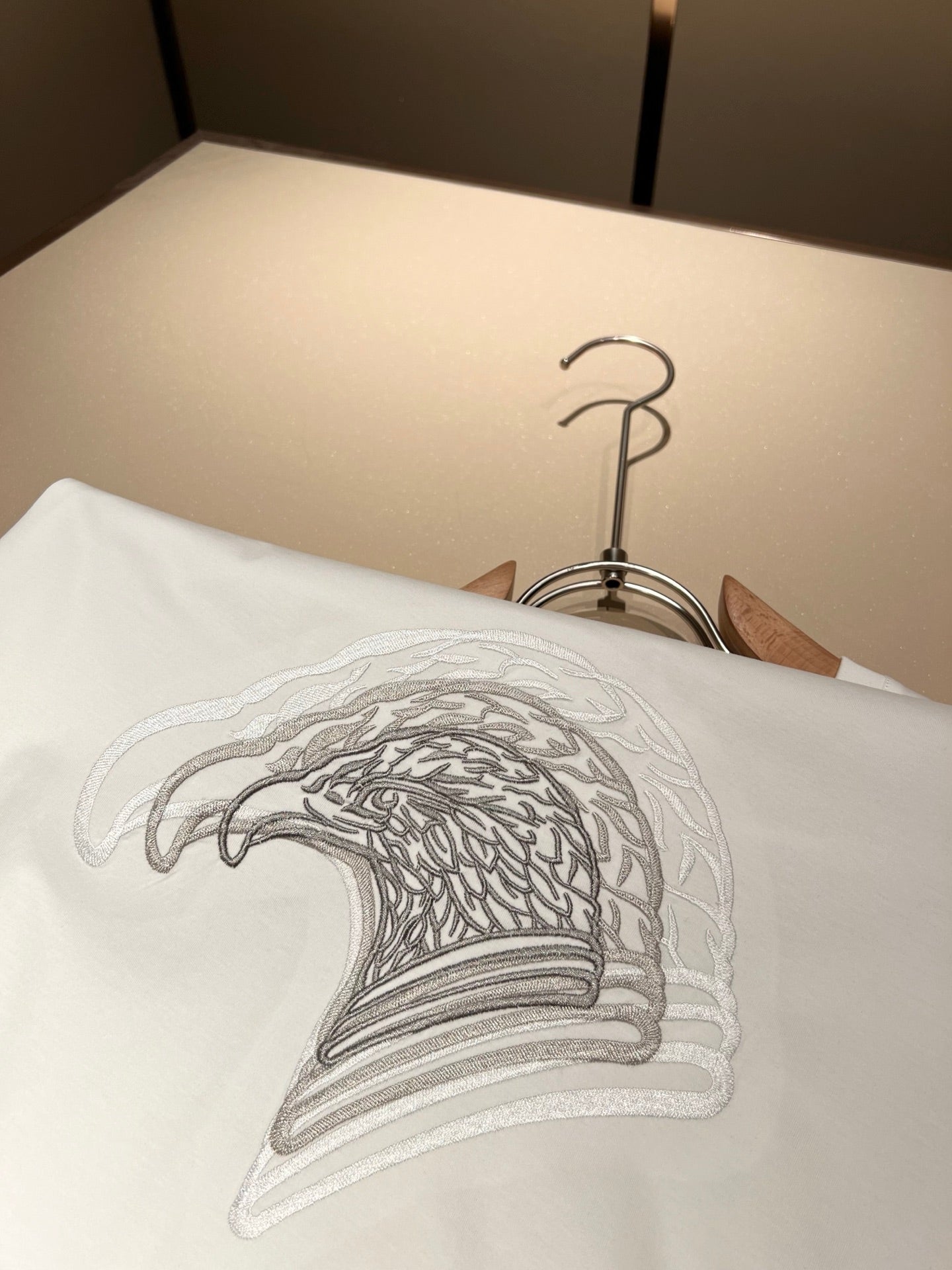 STEFAN* eagle head embroidered t-shirt