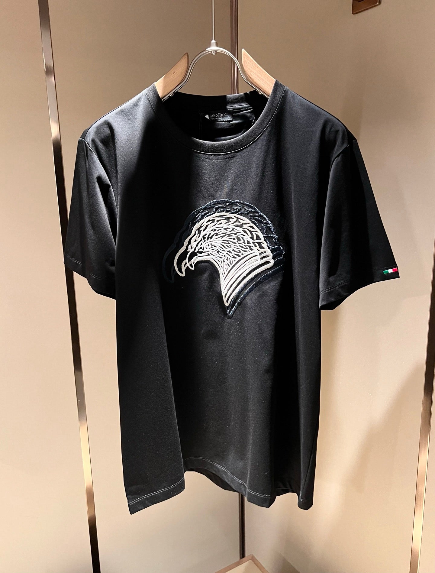 STEFAN* eagle head embroidered t-shirt