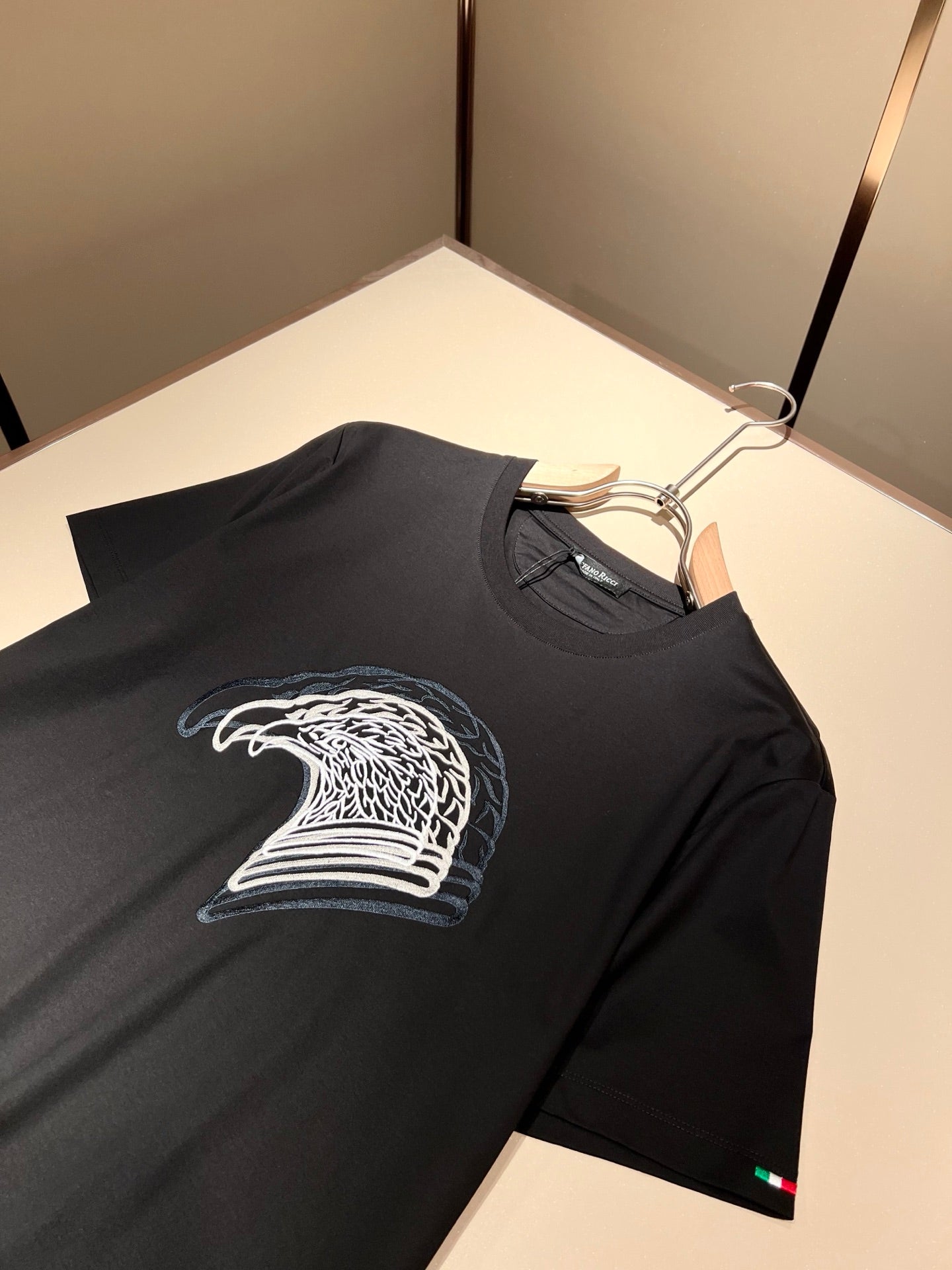 STEFAN* eagle head embroidered t-shirt