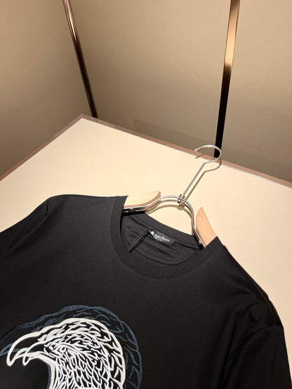STEFAN* eagle head embroidered t-shirt