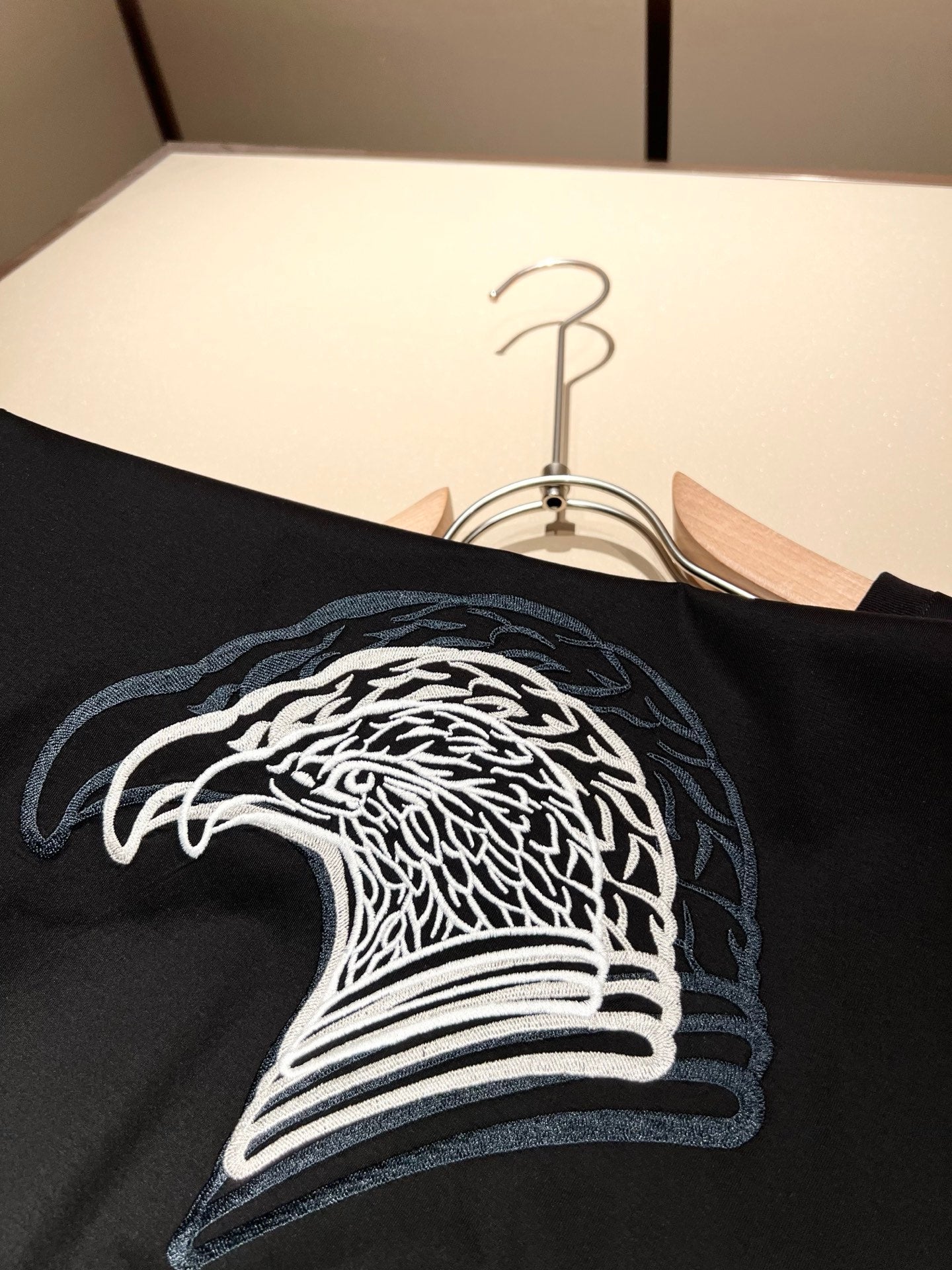 STEFAN* eagle head embroidered t-shirt