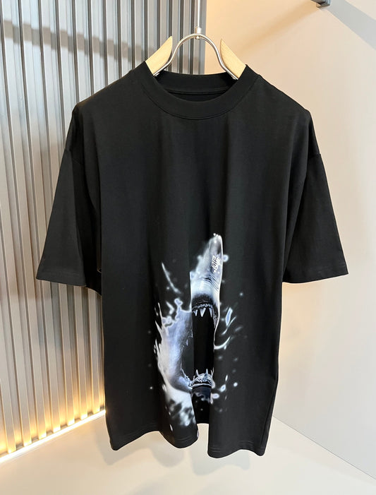 GIV* printed shark graphic t-shirt