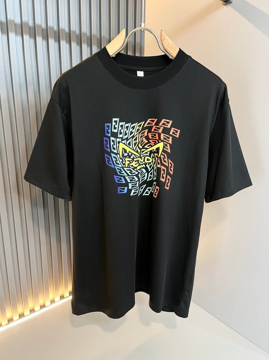 FEND1  printed pattern cotton t-shirt