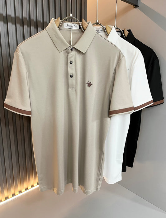 DIO* cotton piquet polo shirt
