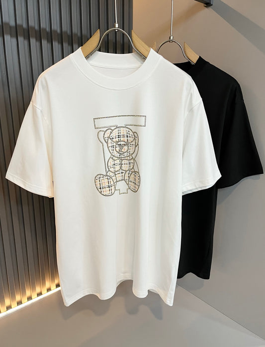 BURB* embroidered cotton T-shirt