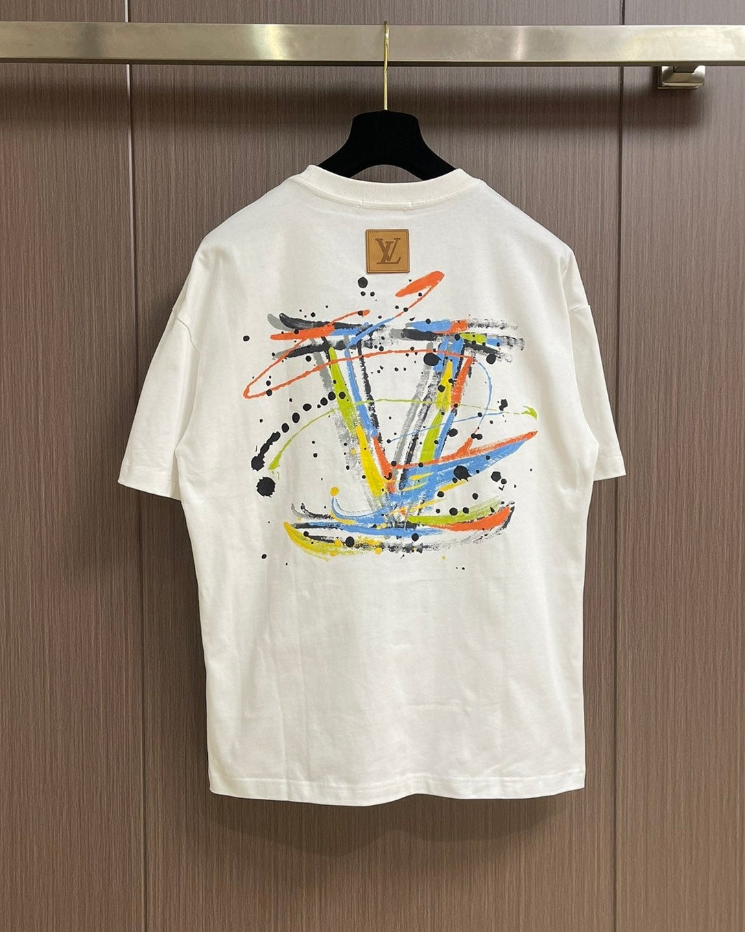 LOUI*V Printed painted T-shirt