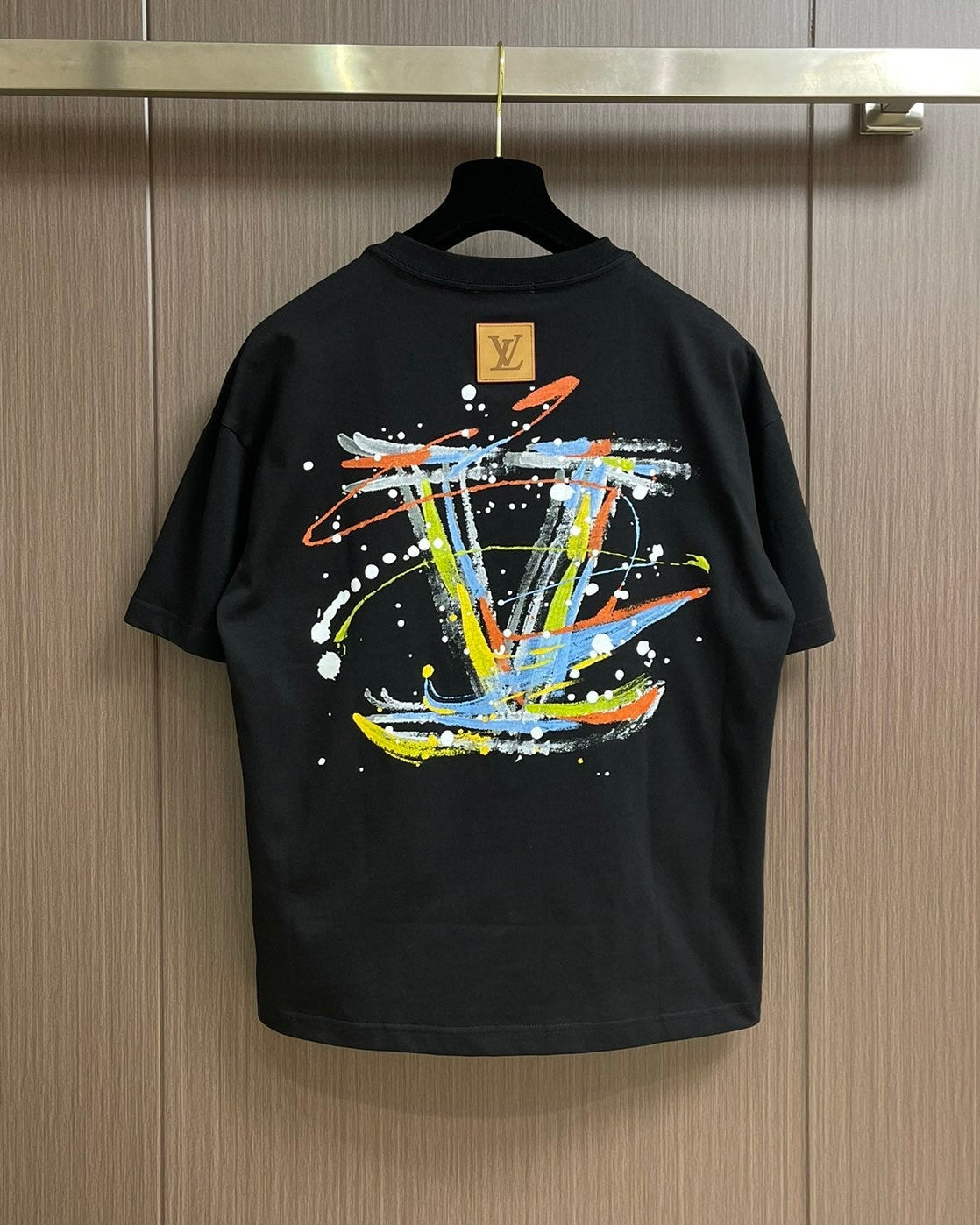 LOUI*V Printed painted T-shirt