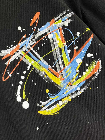 LOUI*V Printed painted T-shirt